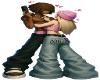 Gangster Couple CutOut