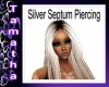 Silver Septum Piercing
