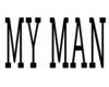 my man sign