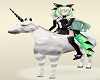 Fantasy Elf on Unicorn