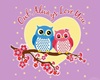 !J! pink owl pillow