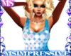 Blue*Sequence*Top