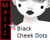 Black Cheek Dots