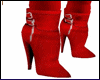 {R}Boots Heels Style Red