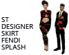 ST DESIGNER SKIRT SPLASH