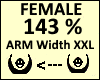 Arm Scaler XXL 143% Fema