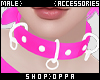 颜 Brat choker pink