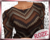 R| Sassy Knit Top brown