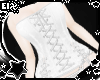 . white laced corset