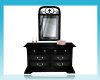 ! DRESSER MIRROR SET BLK