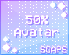+Avatar Scaler 50%