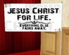 Jesus Christ 4 Life flag