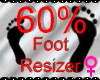 *M* Foot Resizer 60%