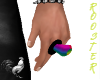 Rainbow Black Ring Pop