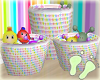 Colorful Toy Baskets