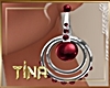 T@_ Wine Earrings