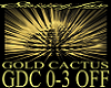 DJ LIGHT GOLD CACTUS