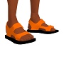 DL}Blk Orange Sandals(M)