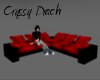 Red Velvet Couch