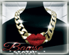 Red Lips Necklace 