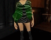 GREEN BLACK OUTFIT