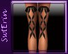 !E! PVC Black Leg Bows