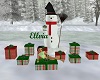Ell: Snowman gift poses