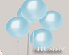 H. Blue Floating Balloon