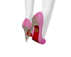 *B* Pink Seduce Heels