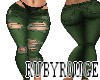 Pulled Green Jean