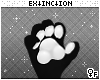 #white furry declawed
