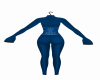 {B}Blu Body Suit Small-F