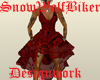 Red SnakeSkin Gown
