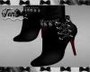 Black Skulls Boots