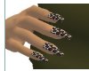cheetah design nails