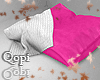 Pink Leather Cushion