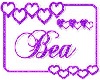 {bea}white and purple
