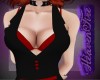 ^HF^ Black N Red Halter