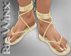 Braided Sandals Creme
