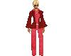 Red Casual Pantsuit