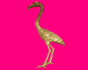 Brass Flamingo Statue