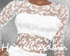 Laced dress white RL