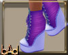 Purple Tall Tennis Shoes