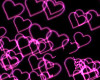 Pink Heart Particles