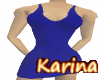 -K- Blue Mini Dress