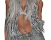 eGrey Fur Vest