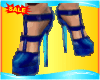 base dark blue heels