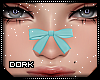 D|LT Teal Nose Bow