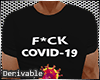 👫COVID~19 T-Shirt Blk