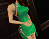 Finest Green Lotus Dress